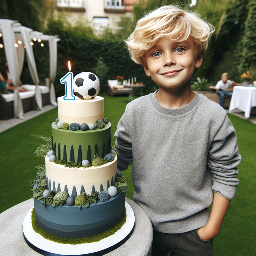 boy foci cake