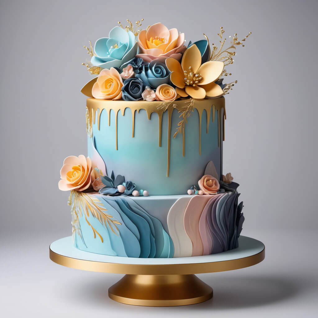 strong color cake